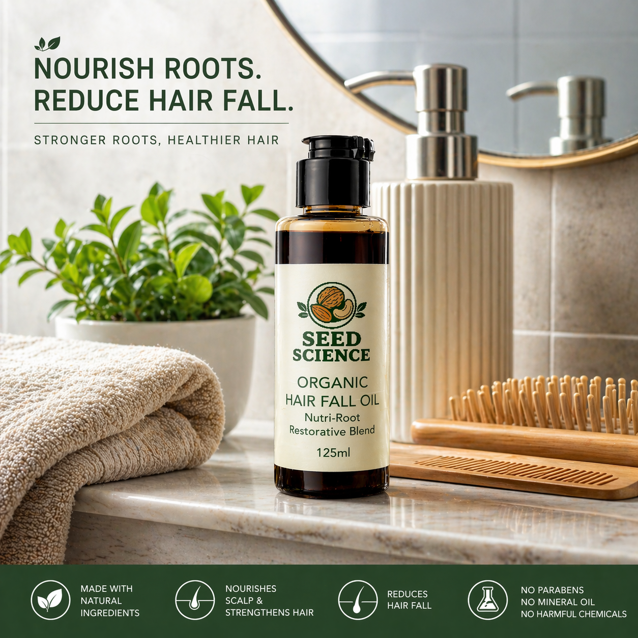 ORGANIC HAIR FALL CONTROL OIL